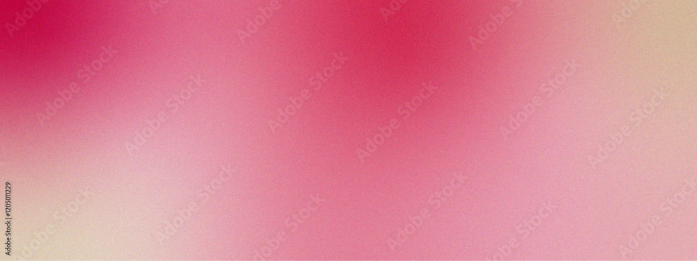 Poster Pastel multicolor gradient foil shimmer background texture. luxury gradient blurred glittering background with pink and red foil. Ombre gradient, Noise grain rough grungy, Matte shimmer.