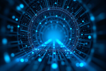 Abstract AI technology illustration background