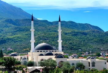 Selimiye mosque Islamic cultural center in Bar town Montenegro.