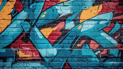 Graffiti on Brick Wall