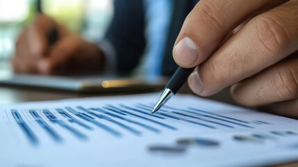 Financial planner advising a couple on how to diversify their portfolio with stock market investments.