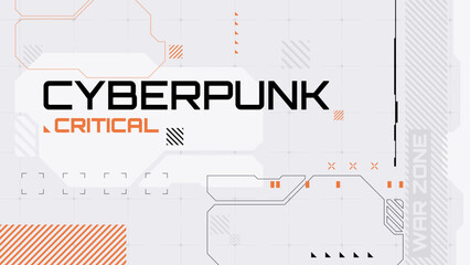 abstract futuristic and sci fi background with cyberpunk style design