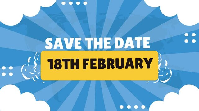 18th February save the date animated background video .mp4