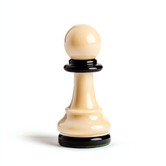 A classic chess pawn piece, symbolizing strategy and competition in the game of chess.