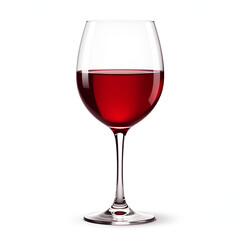 Fresh Red Wine glass