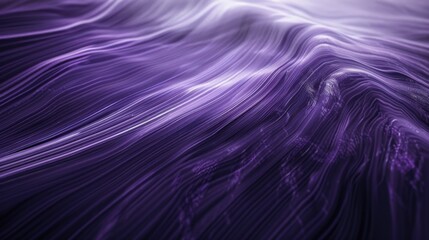 A smooth wave background or texture with violet tones, perfect for projects related to sound, waves, and vibrant design.

