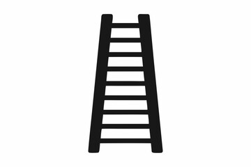 stepladder icon vector silhouette vector design isolated. ladder icon vector illustration sign

