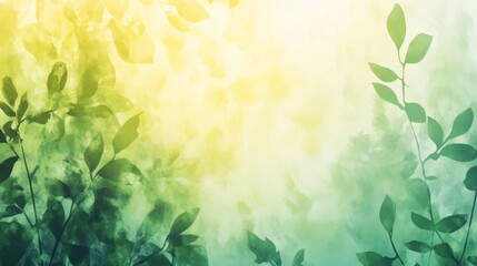 A fresh spring gradient background.featuring soft greens and yellows.emphasizing renewal and growth.Ideal for gardening blogs, eco-friendly products, and spring promotions