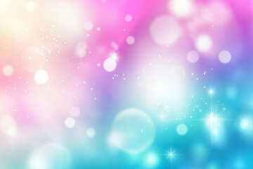 Dreamy Pink and Blue Gradient Background