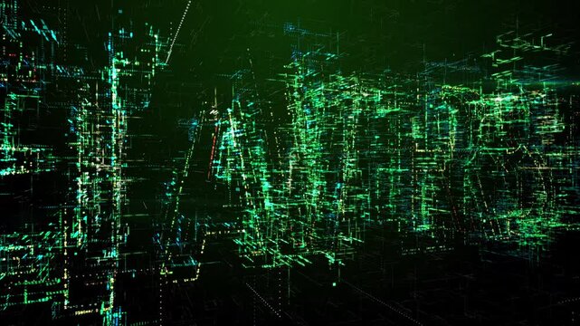 Ethereum Matrix - Binary Code Zoom Particle Playground 4K stock video
3D Animation, 4K Resolution, Abstract, Animated Video, Binary Code