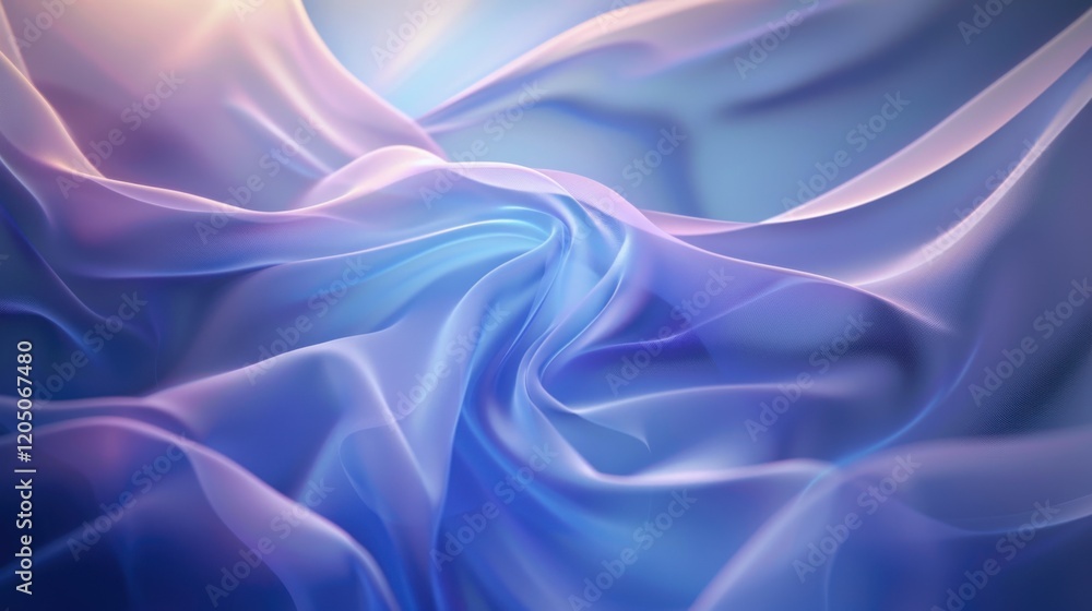 Poster a vertical shot of abstract light layers, featuring smooth light art and a visually captivating spac