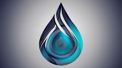 Vector drop background vector illustration