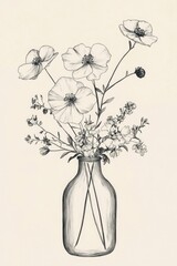 Vase with Flowers