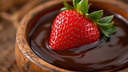 strawberries dipped in chocolate
