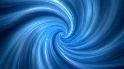 Abstract Blue Vortex Swirl Dynamic Energy and Motion Background