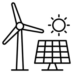 renewable energy Icon