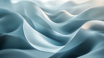 Obraz premium Abstract Blue Waves Soft Fabric Texture Design
