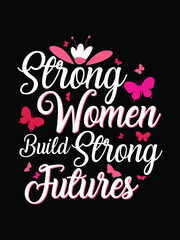 International women's day t shirt design Vector
