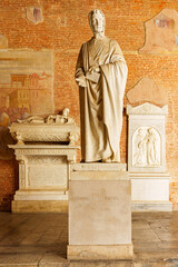 Leonardo Fibonacci in the cemetery of Pisa