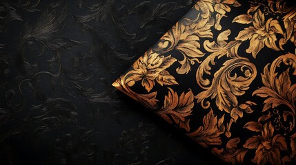 A beautifully detailed golden envelope with a satin finish resting on a dark black backdrop capturing an aura of sophistication and class