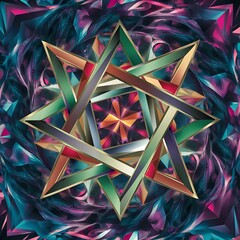 Geometric Pattern, Abstract Vector Background.