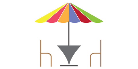 Print terrace icon isolated on transparent background. Modern and editable terrace icon. 1176