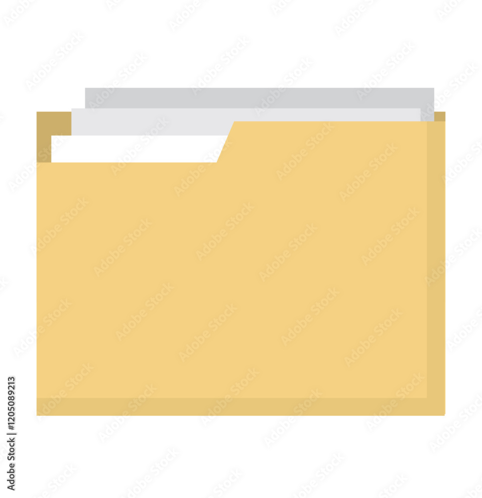 Poster file folder icon set. document vector sign. folders icon collection on transparent background.