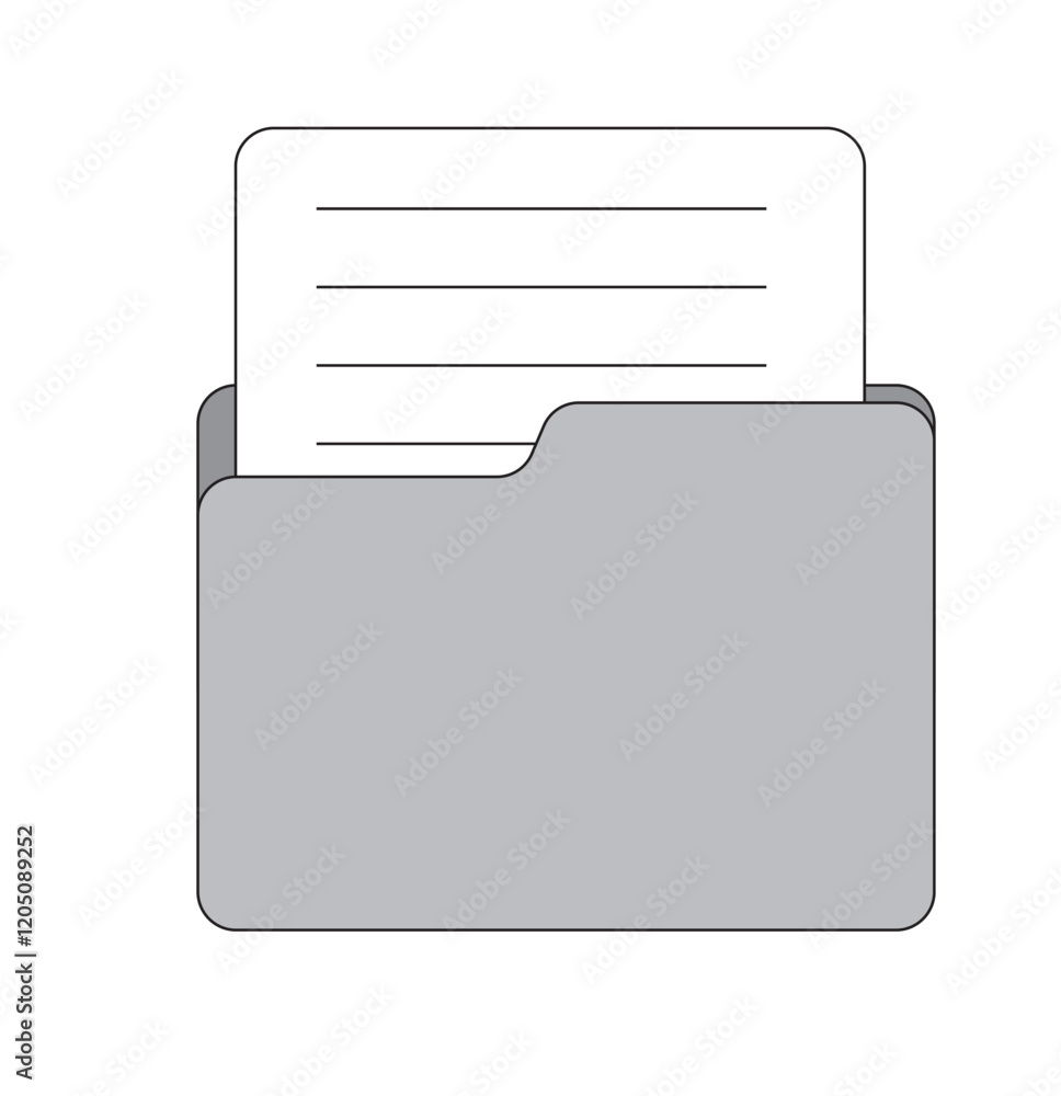 Poster print set of icon folder computer file colourful document binder data archive, modern simple 3d yell