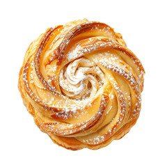 Fototapeta premium French Pastry Isolated on a Transparent Background