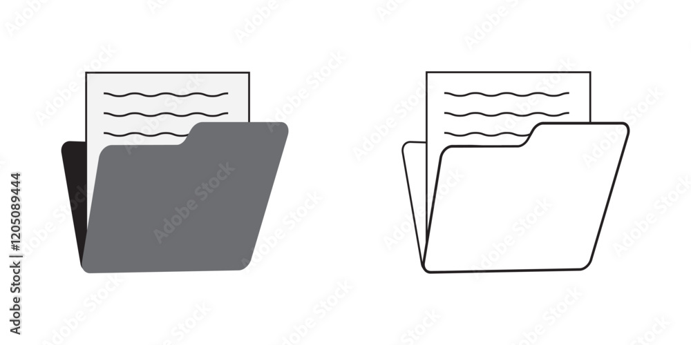 Poster manila folder for reports and archive cases. 1176