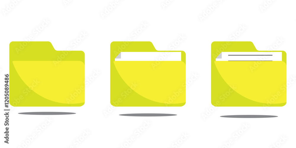Poster manila folder for reports and archive cases. 1176