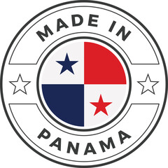 Made in Panama Icon Vector Stamp Illustration