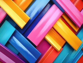 Close-up of colorful packaging