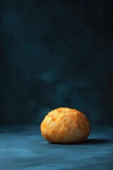 Orange on Blue Surface