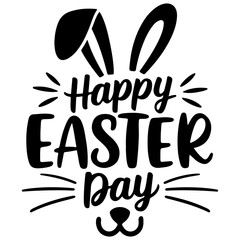 Easter day typography tshirt design
