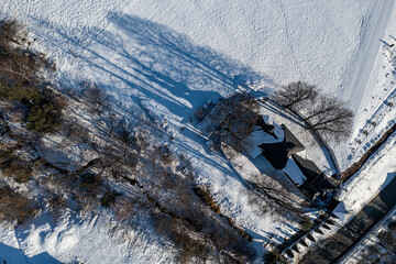 cerkiew greckokatolicka p.w. św. Łukasza, Zima. © Maciej G. Szling