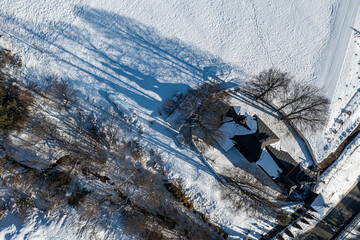 cerkiew greckokatolicka p.w. św. Łukasza, Zima. © Maciej G. Szling