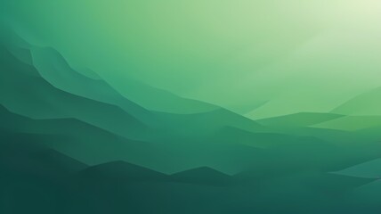 Fototapeta premium Grainy Green Gradient Abstract Background
