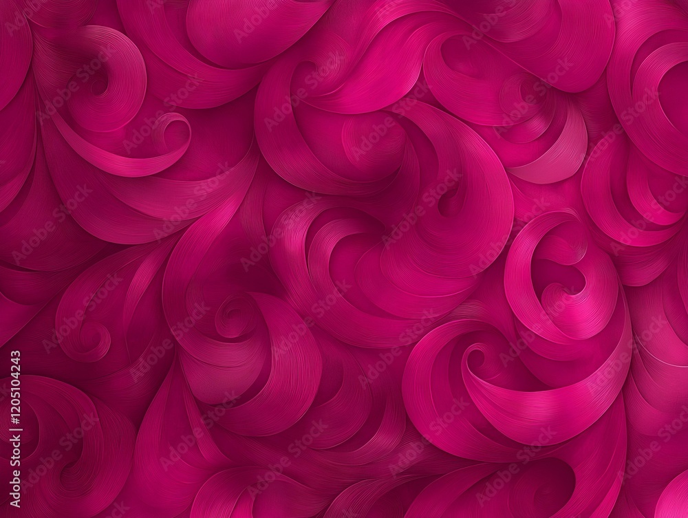 Aufkleber deep pink abstract texture swirls deep pink abstract background with swirling patterns