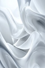 Obraz premium Close-up of white fabric texture