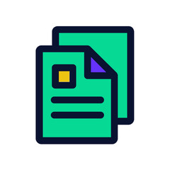 Paper icon design	