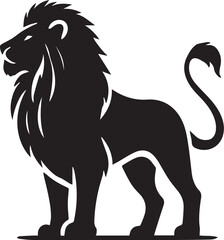 Lion Silhouette Vector Art - Perfect for Designers