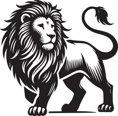 Lion Silhouette Vector Art - Perfect for Designers