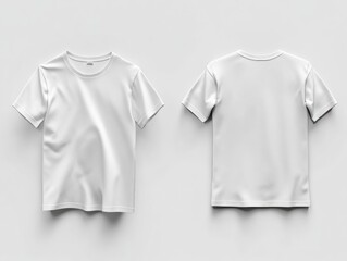 Fototapeta premium White T-Shirt on White Background