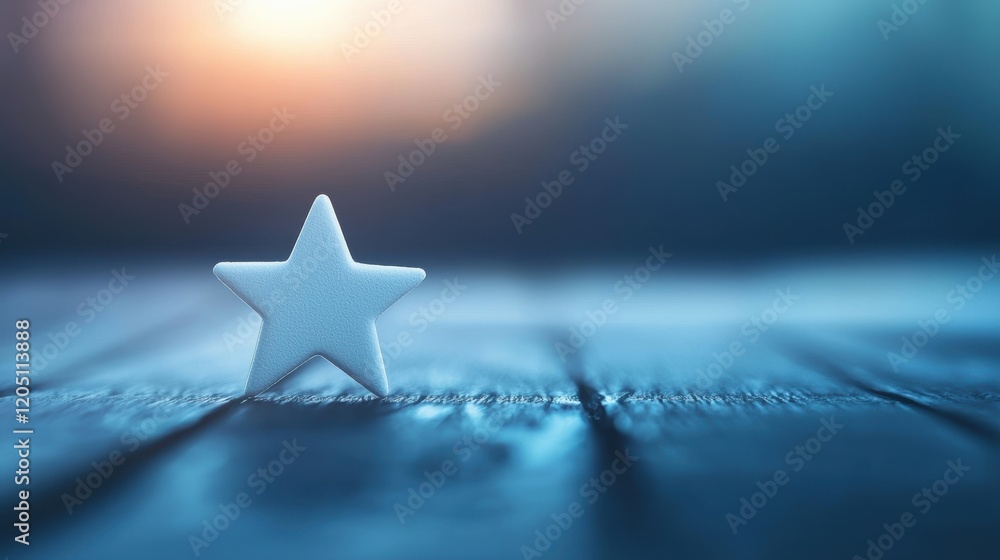 Poster rating systems five stars arranged in a circle with a checkmark superimposed on them, symbolizing ap