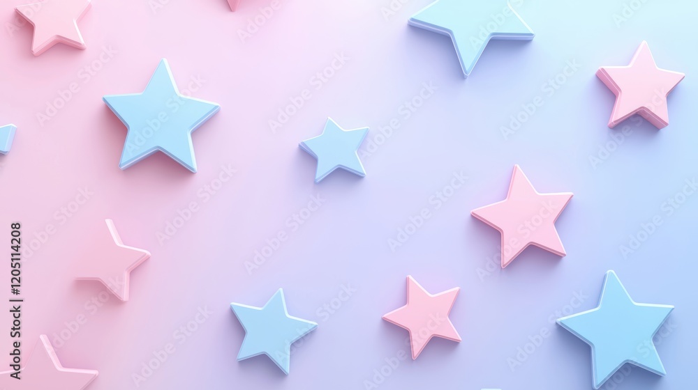Fototapete icons and buttons animated icons of checkmarks and stars transforming and interacting with each othe