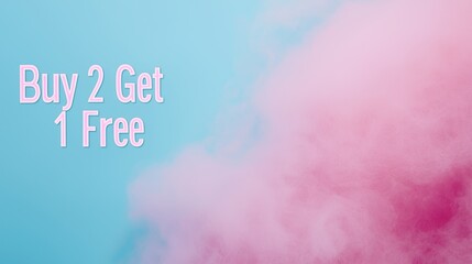 Colorful marketing strategy buy 2 get 1 free offer for eye-catching online store design