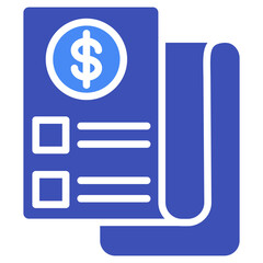 Obraz premium Receipt Icon