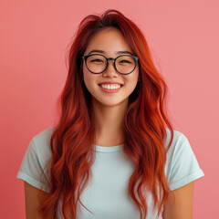 Obraz premium Empowering young women urban setting portrait photography vibrant environment close-up view confidence and joy