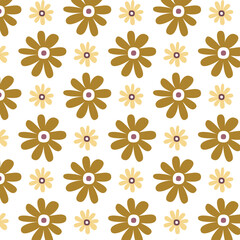 seamless background with flowers